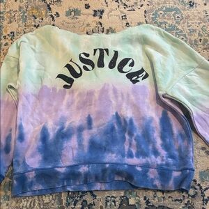 Justice Pastel Tie-Dye Sweatshirt